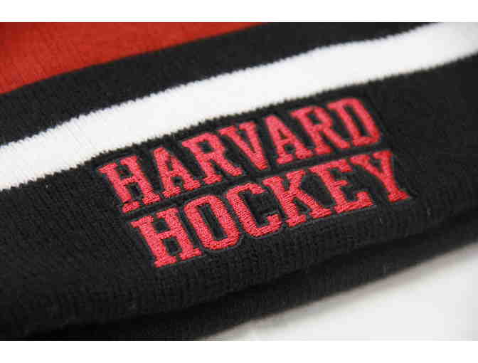 Harvard Hockey Black Winter Hat