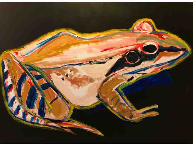 "Wood Frog" - Signed By artist Bradley Davis - Photo 1