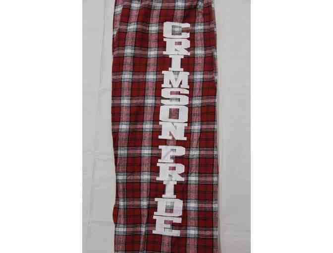 Harvard Crimson Plaid Sleepwear Pants - Photo 3