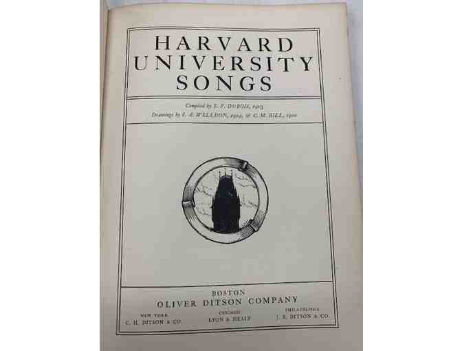 Harvard University Songs - Book