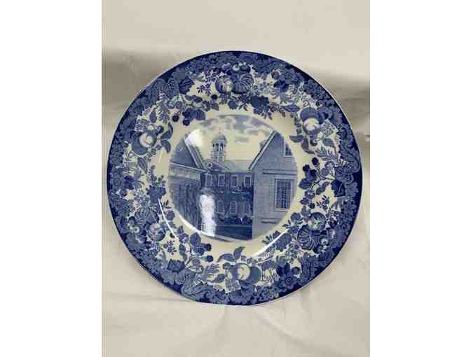 Wedgwood Plate - Harvard Hall with Holden & Lionel