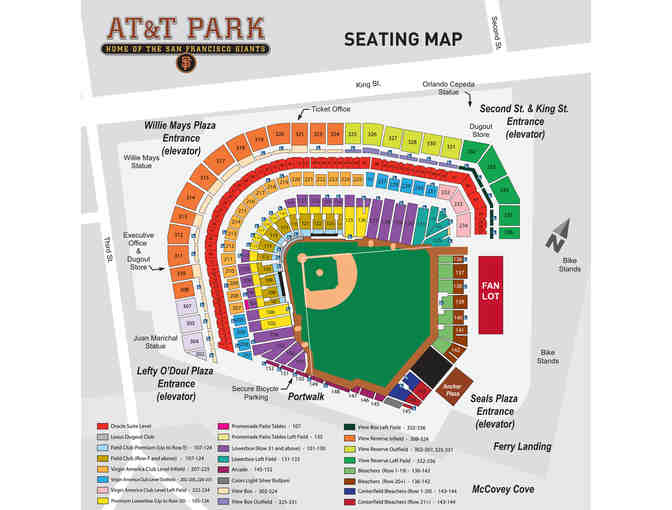 San Francisco Giants Tickets - Premium Field Club Tickets (4) + Access to The Gotham Club