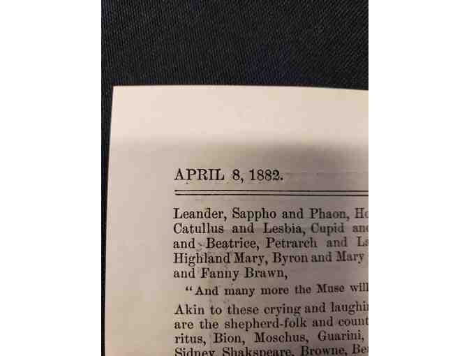 Harpers Weekly | Funeral of Henry W. Longfellow 1812