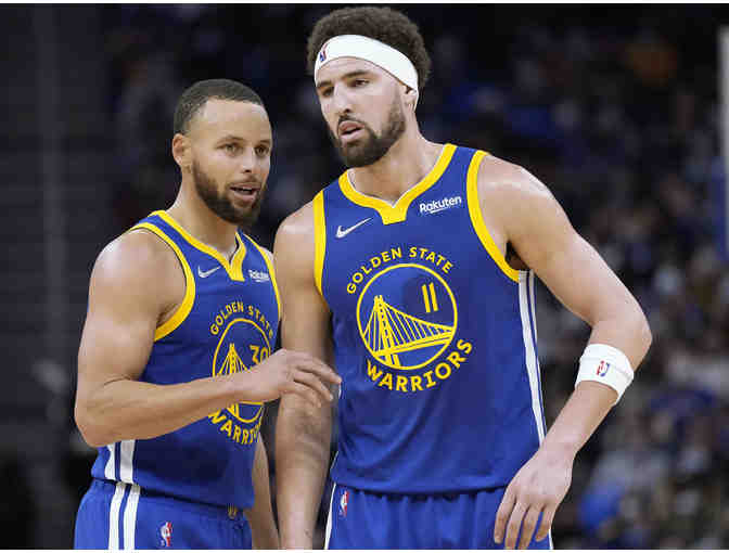 2 premium seats for the Golden State Warriors Game on Tuesday, April 4
