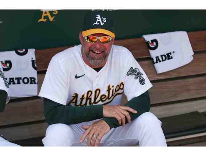 Oakland A's VIP Experience Including Field Visit with the A's GM, Manager and players!