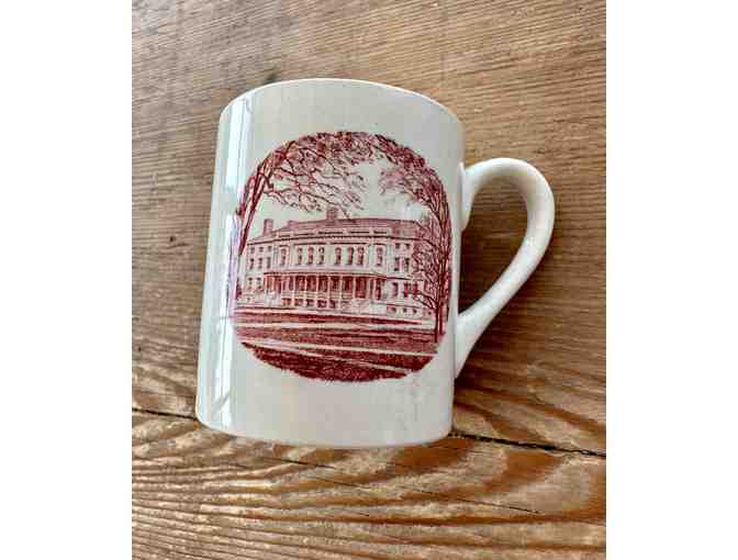 Complete Set of Crimson and White Wedgwood Harvard Teacups - Photo 5