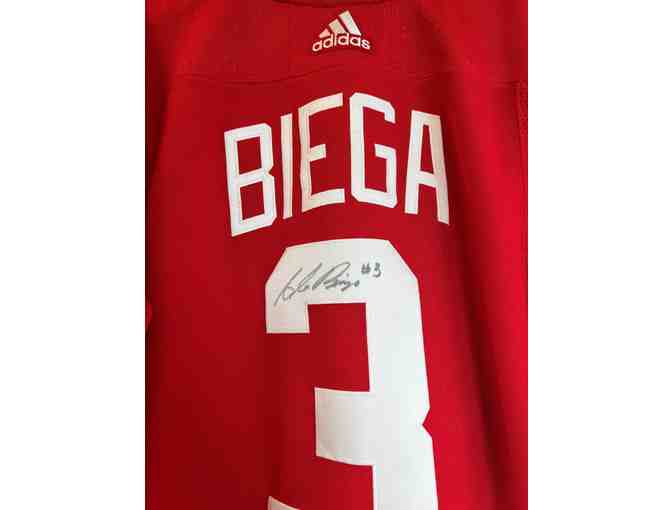 Alex Biega '10 Signed Detroit Red Wings Jersey