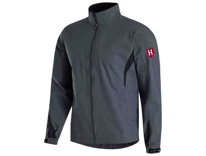 Men's Harvard Varsity Club Footjoy Rain Jacket - Size Small - Photo 1