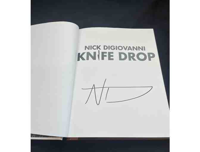 Signed Copy of Knife Drop Cook Book by Celebrity Chef Nick DiGiovanni '19