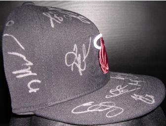 2009-2010 Miami Heat Team Autographed Hat