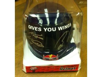 Kasey Kahne and Brian Vickers (NASCAR) Autographed Mini Helmet