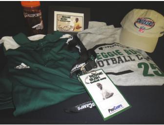 Reggie Bush Football Camp Swag with Autographed Photo