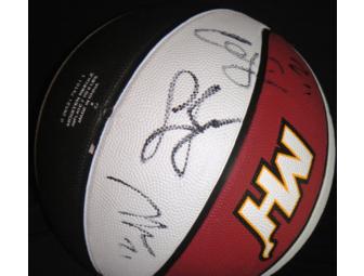 2010-2011 Miami Heat Team Signed Basketball