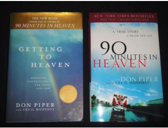 Don Piper Autographed Books: 'Getting to Heaven' and '90 Minutes in Heaven'