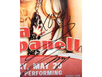 Lisa Lampanelli Autographed Tour Poster