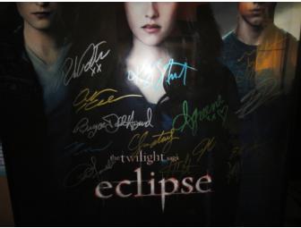 Twilight Eclipse Cast Autographed Poster