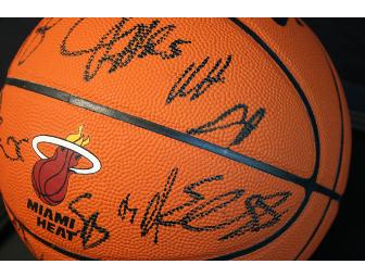 2011-2012 Miami Heat Team Signed Basketball