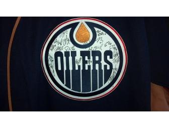 2011-2012 Team Signed Edmonton Oilers Jersey