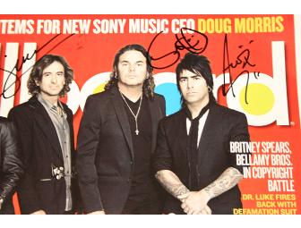 Mana and Louis Fonsi Autographed Billboard Magazine Covers