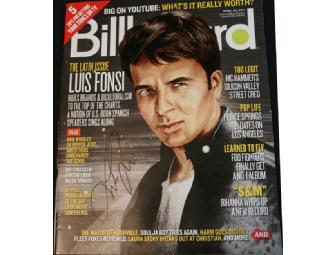 Mana and Louis Fonsi Autographed Billboard Magazine Covers