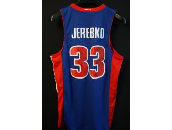 Jonas Jerebko (Detroit Pistons) Autographed Jersey