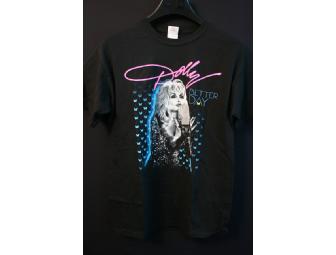 Dolly Parton Autographed Framed Tour Poster and T-Shirt