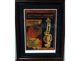 Framed Limited Edition Zac Brown Band Southern Ground Music & Food Festival Print