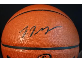 Tristan Thompson (Cleveland Cavaliers) Autographed Basketball and Hat