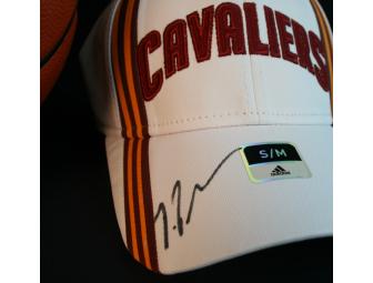 Tristan Thompson (Cleveland Cavaliers) Autographed Basketball and Hat