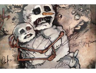 The Shins, Awolnation, Passion Pit & Youngblood Hawke Autographed Poster