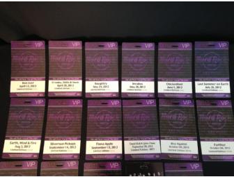 Limited Edition VIP Credentials from The Joint 2012 Concerts