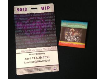 Kenny Chesney Autographed Poster plus Limited Edition Memorabilia