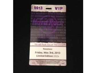 Paramore Limited Edition Concert Poster and VIP Credential