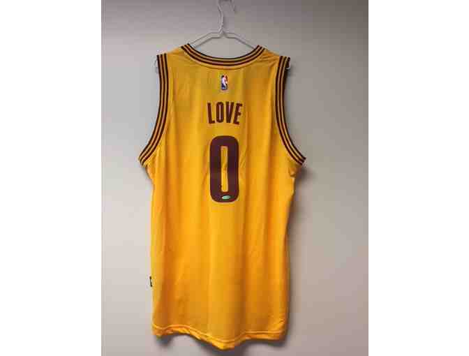 Cavaliers #0, Kevin Love autographed basketball jersey.