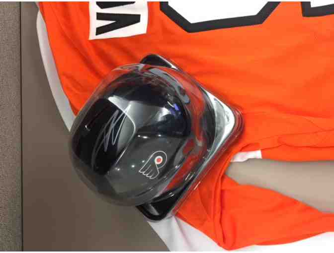 Philadelphia Flyers Autographed Jersey, Puck & Mini Helmet