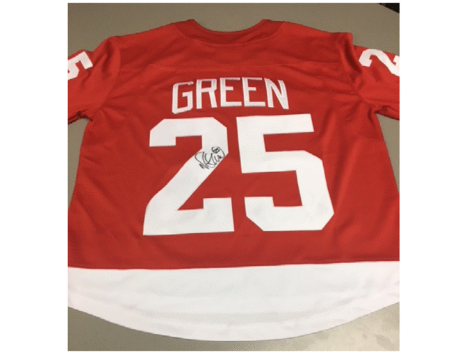 Detroit Red Wings Mike Green Autographed Jersey