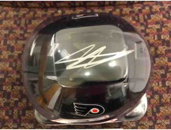 Philadelphia Flyers Mini Helmit Autographed by Nolan Patrick w/ Certificate