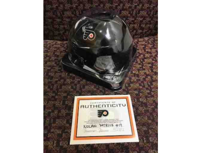 Philadelphia Flyers Mini Helmit Autographed by Nolan Patrick w/ Certificate