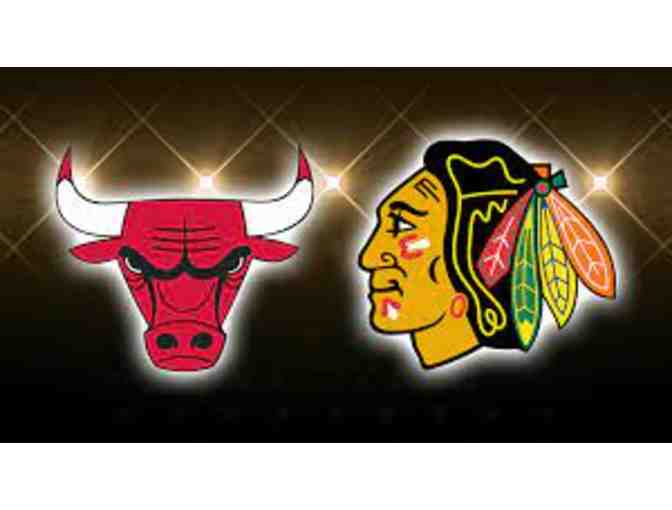 4 Theatre Box Seats to a Chicago Bulls or Blackhawks Game - Photo 1