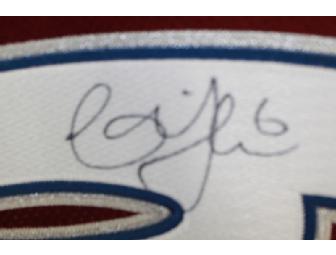 Johnson Autographed Avalanche Jersey