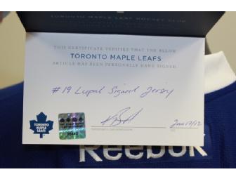 Lupul Autographed Maple Leaf's Jersey