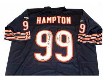 Dan Hampton Autographed Chicago Bears Throwback Jersey with HOF 'Danimal' Inscription