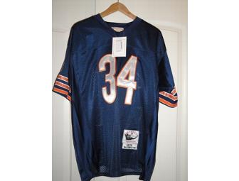 Brian Urlacher Autographed Football AND Walter Payton Jersey