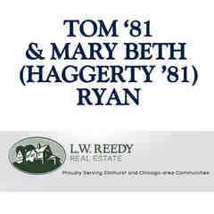 DIAMOND $7,500: Tom ('81) & Mary Beth (Haggerty '81) Ryan / LW Reedy Real Estate