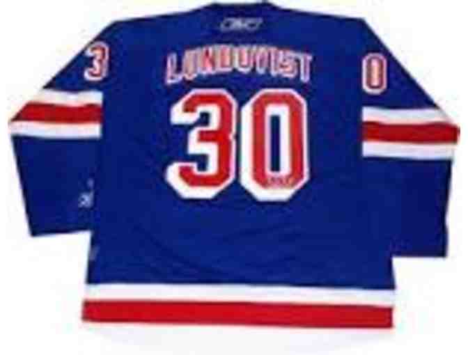 SIGNED HENRIK LUNDQUIST PHOTO AND OFFICIAL HENRIK LUNDQUIST JERSEY
