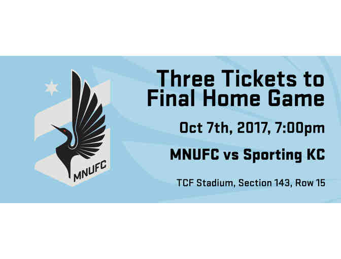 Three Tickets to Minnesota United FC - Photo 1