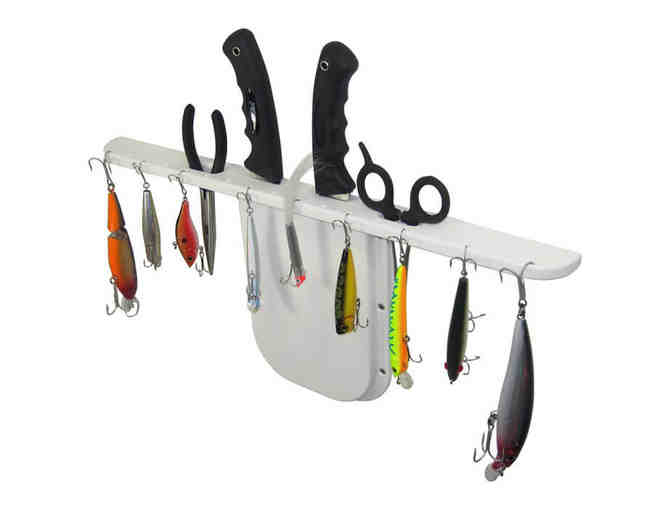 BOAT OUTFITTERS' KNIFE, PLIERS & LURE RACK