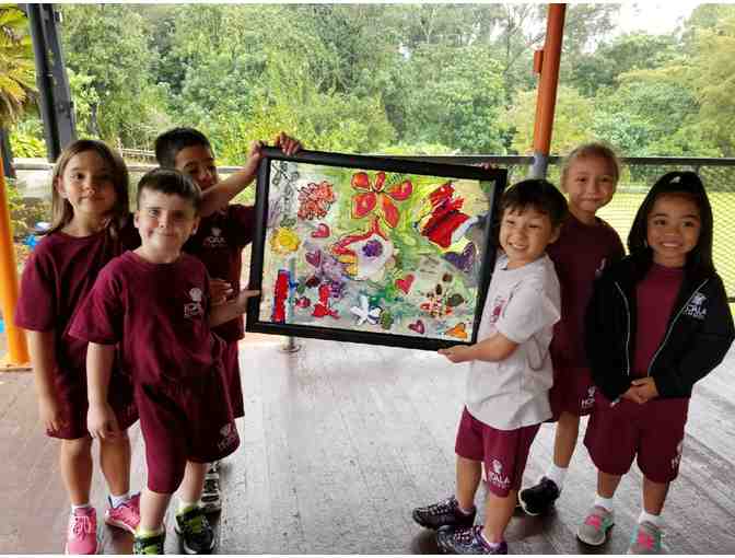Kindergarten Stained Glass Painting - 'Garden of Joy'