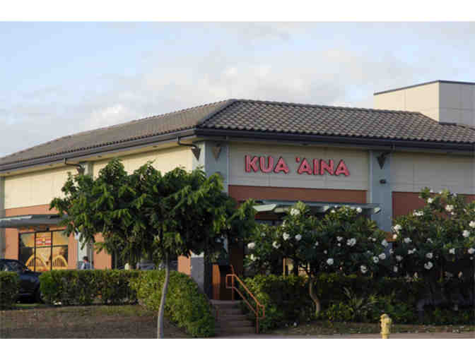 Kua Aina Gift Certificate for 2 Complimentary Meals
