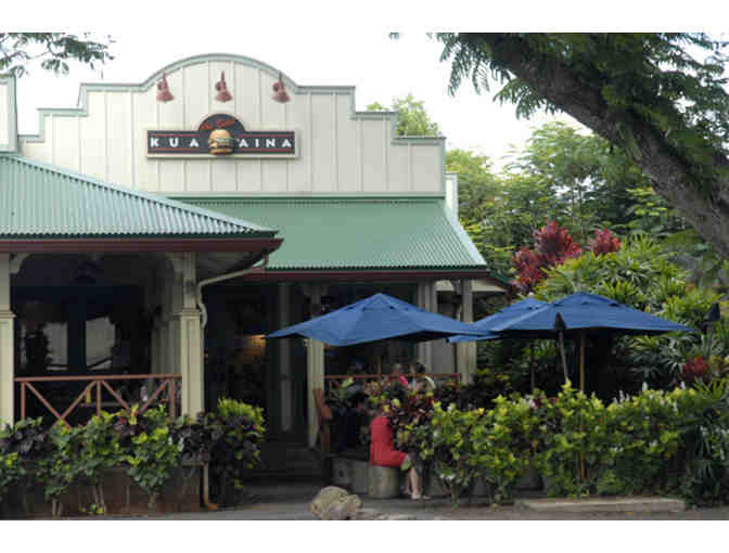 Kua Aina Gift Certificate for 2 Complimentary Meals